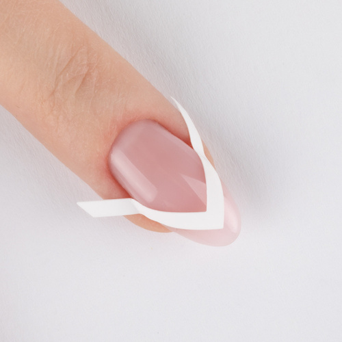 Samoprzylepne paski naklejki do french manicure Nr 4 ok. 28szt.