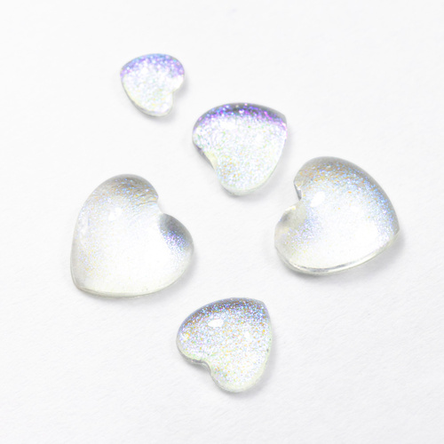 Ozdoba do paznokci serca 3D Molly Nails Nr 1 40szt