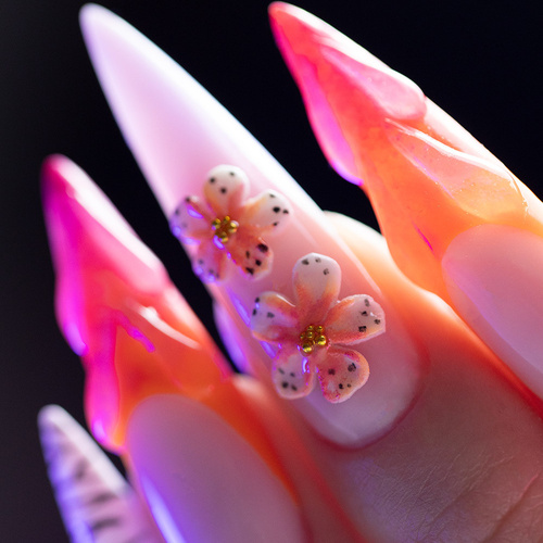 Żel do zdobień Artistic Gel paint gel ombre ornamenty Allepaznokcie Art Orange Pomarańczowy HEMA /Di-HEMA free 5g Nr 19