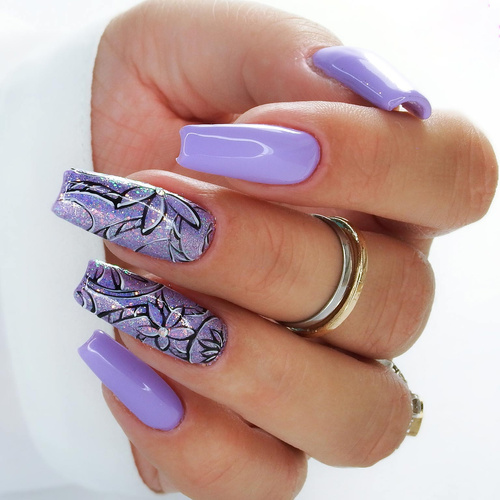 5+1gratis Lakier hybrydowy MollyLac Yoghurt Lily Blossom 10g Nr 122