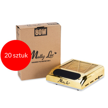 20sztuk Pochłaniacz pyłu 80W kasetowy MollyLac 1-wiatrakowy Gold złoty 858-8