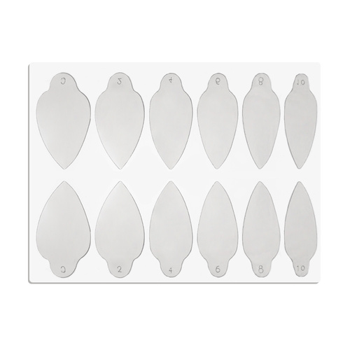 Samoprzylepne silikonowe formy do Dual Form szpic ST012-1 MollyLac 24 szt.