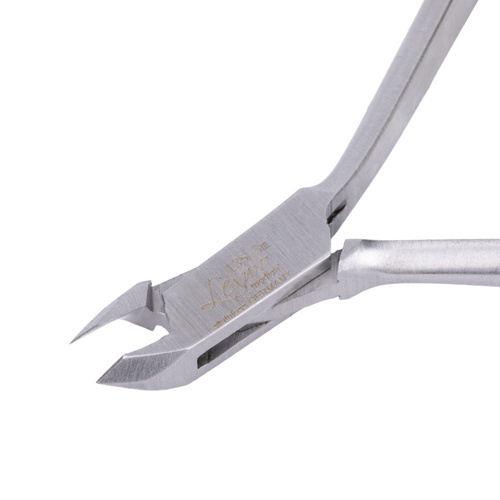 Cążki profesjonalne Lexwo do skórek srebrne 135 - 3 mm