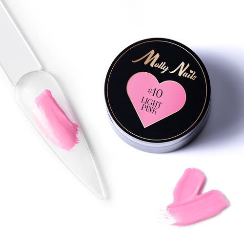 Pasta do zdobień ProArt Paste Molly Nails Light Pink HEMA/Di-HEMA Free 5g Nr 10