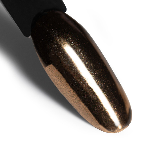 Pyłek lustrzany efekt do zdobień paznokci Glass Effect AlleLac Chocolate Nr 14