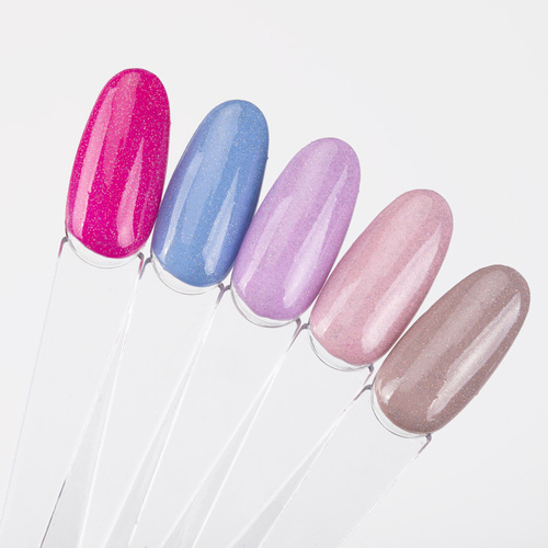 5+1gratis Top LED/UV no wipe brokatowy Molly Nails Sparkle Top Star 10g