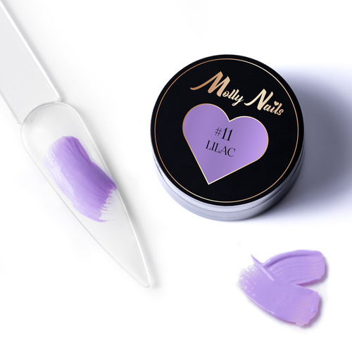 10+1gratis Pasta do zdobień ProArt Paste Molly Nails Lilac HEMA/Di-HEMA Free 5g Nr 11