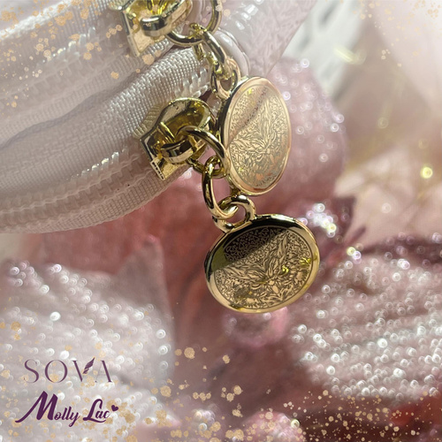 Piórnik etui przybornik na pędzle Sova by Aleksandra Sowa-Falarz różowy