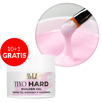 10+1gratis Żel budujący twardy z tiksotropią AlleLac Tixo Hard Builder Gel Soft Blush 45g