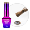 Kolorowy top bez przemywania top no wipe Crystal Glass Molly Nails Light Brown HEMA/Di-HEMA Free 10g