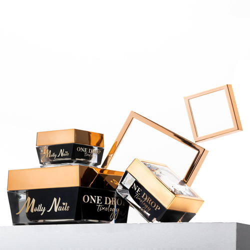 Żel budujący z tiksotropią Molly Nails One Drop Tixology Silky White 15g