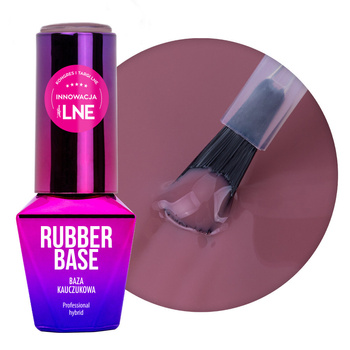 Baza kauczukowa Rubber Base 2w1 Camouflage MollyLac Boom Blush HEMA/Di-HEMA Free 10g Nr 1