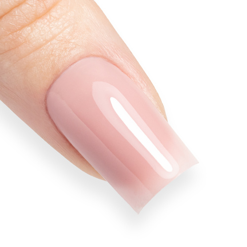 Budujący żel samopoziomujący twardy średniogęsty builder gel self leveling Molly Nails Nutty Nut HEMA/Di-HEMA Free 15 g