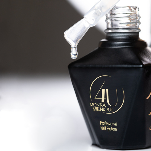 Lśniący elastyczny top bez przemywania top no wipe każda metoda Extra Top Monika Mielniczuk Molly Nails HEMA Free Clear 10g