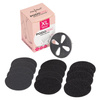 Dysk tarcza do pedicure Pododisk zestaw trzpień dysk + nakładki tarcze wymienne XL 35 mm