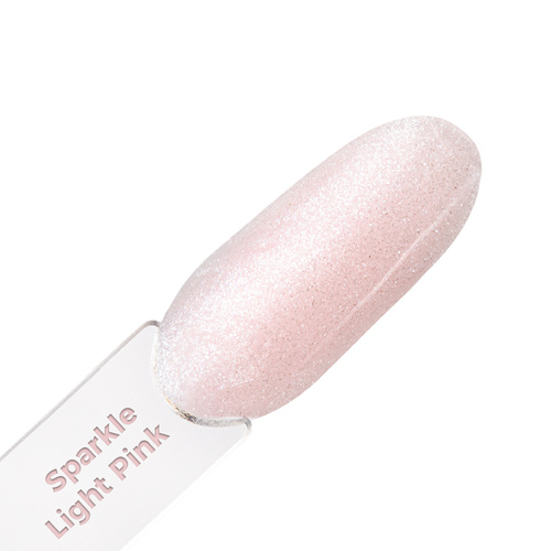 10+1gratis Żel budujący twardy z tiksotropią AlleLac Tixo Hard Builder Gel Sparkle Light Pink 45g