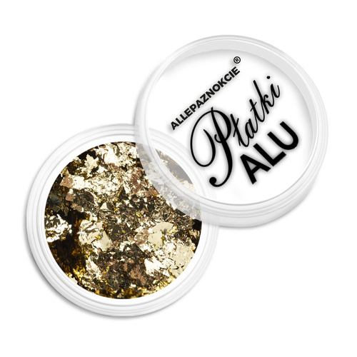 Pyłek do paznokci metaliczne Płatki Alu Allepaznokcie 0,2 g Nr 12