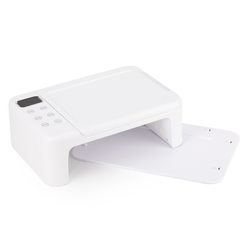 12sztuk Lampa do paznokci z podpórką UV/LED 168W No Name do lakierów hybrydowych żeli i akrylożeli biała Z22