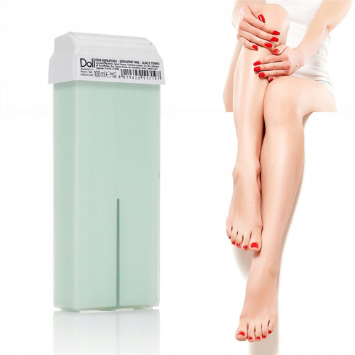 Wosk w rolce do depilacji paskowej Xanitalia Doll Aloe E Titanio aloes 100ml