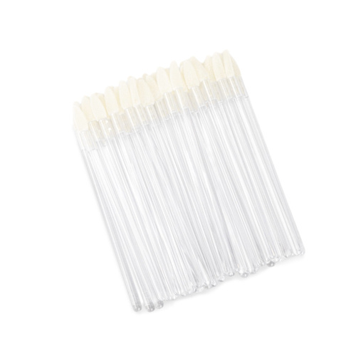 Aplikatory silikonowe do oczu ust brwi rzęs przezroczyste 48szt