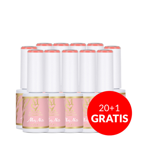 20+1gratis Lakier hybrydowy Molly Nails @Summer Love by Monika Szlósarczyk HEMA/Di-HEMA Free 7g Nr 3