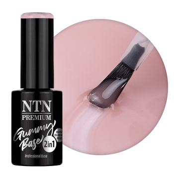 Baza średnio elastyczna kauczukowa Gummy Base 2in1 Ntn Premium No Excess HEMA i Di-HEMA free 5g Nr 2