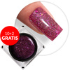 10+2gratis Żel do paznokci Shine on you Fuchsia Shine MollyLac HEMA/Di-HEMA Free 50g