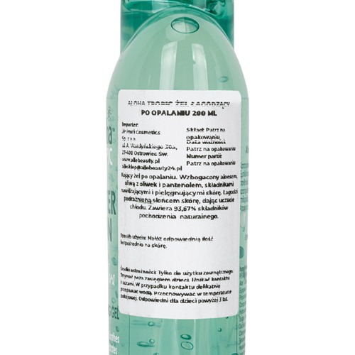Żel łagodzący po opalaniu Aloe Vera Aloha Tropic 200ml