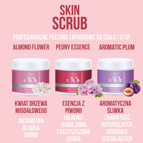 Peeling do ciała i stóp Farmona Skin Scrub Aromatic Plum 500 g