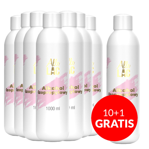 10+1gratis Alkohol izopropylowy AlleLac 1000 ml