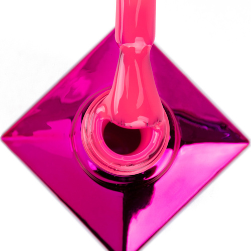 Lakier hybrydowy MollyLac Power Flower Pink gerbera HEMA/Di-HEMA Free Neon 10g Nr 722