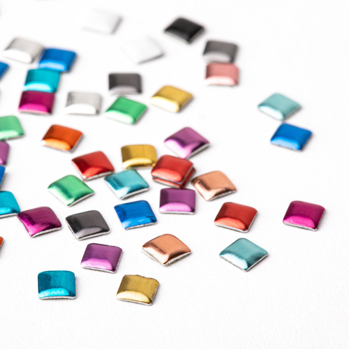 ShinePins gładkie ćwieki błyskotki ozdoby do paznokci kwadratowe large NTN Premium Nr 11 5g