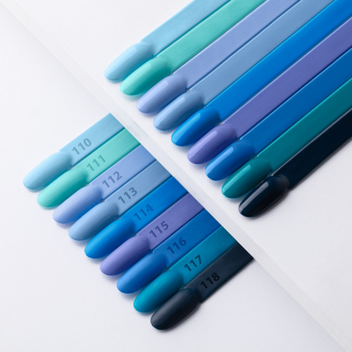 5+1gratis Lakier hybrydowy Molly Nails Blue Sky Deep Green-Blue HEMA/Di-HEMA Free 8g Nr 118