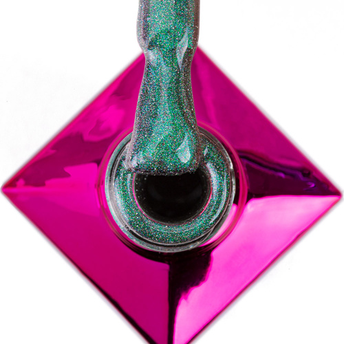 Magnetyczny lakier hybrydowy z efektem kociego oka Cat Eye Flashing Magic MollyLac 10g Nr 154