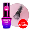 10+1gratis Baza kauczukowa LED/UV Rubber Base Cover Molly Nails Cool Nude HEMA/Di-HEMA Free 10g