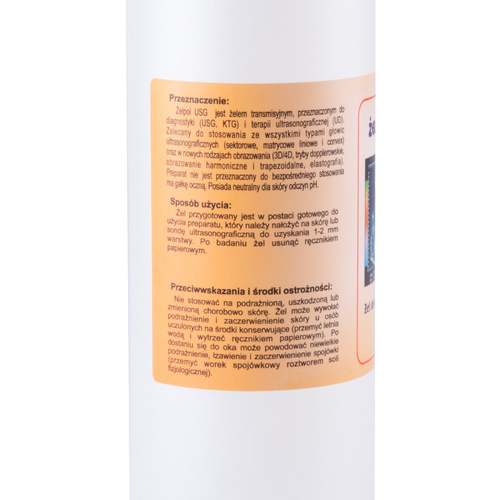 Żel do ultrasonografii usg na bazie wodnej 500 g