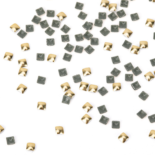 ShinePins gładkie ćwieki błyskotki ozdoby do paznokci kwadratowe mini NTN Premium Nr 8 5g