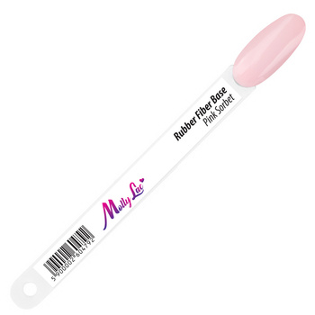 Wzornik patyczek MollyLac Rubber Fiber Base Pink Sorbet