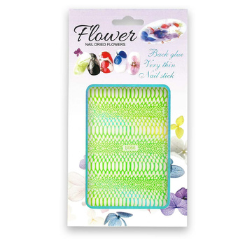 Naklejki do paznokci cienkie samoprzylepne opalizujące skóra węża Snake Skin zielone