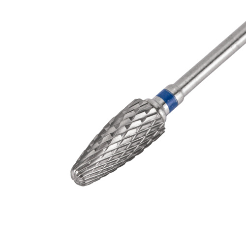 Frez z węglika spiekanego stożek okrągły niebieski średni