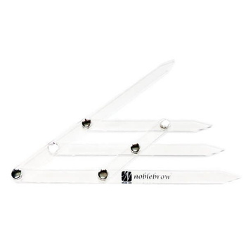 Miarka składana linijka do symetrii łuków brwiowych Noblebrow Noble lashes