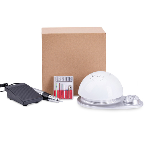 12sztuk Frezarka do paznokci 68W No Name do manicure pedicure biała M21 50 000 obrotów