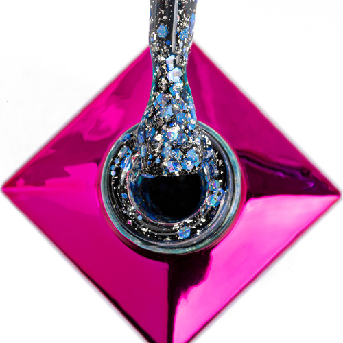 Lakier hybrydowy brokatowy MollyLac Born To Glow Dreamlife 10 g Nr 574