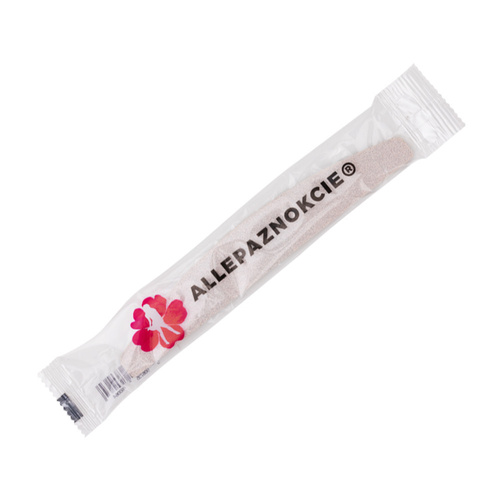 Pilnik do paznokci Bezpieczny Pakiet łódka półksiężyc MollyLac 100/180 zebra 1 szt