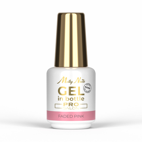 Żel budujący w butelce z pędzelkiem Gel in Bottle Molly Nails Pro Salon Faded Pink HEMA/Di-HEMA Free 15g