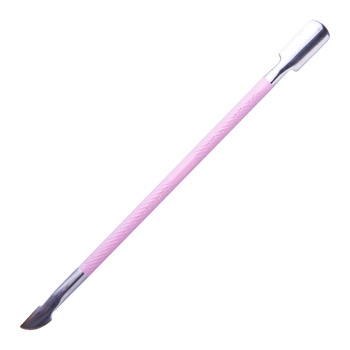 Profesjonalne dłutko kopytko dwustronne do manicure i pedicure różowe