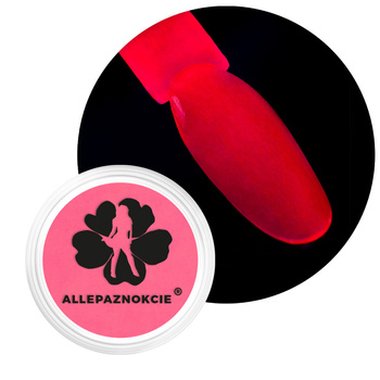 Pigment neonowy do paznokci w proszku słoiczek neon uv pigment 0,6 g Nr 08
