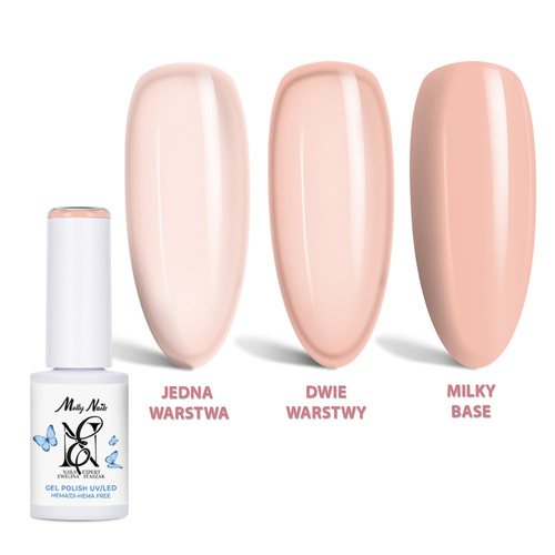 Lakier hybrydowy LED/UV Gel Polish Molly Nails by Ewelina Staszak Talizman T10 Morganit HEMA/Di-HEMA Free 7g