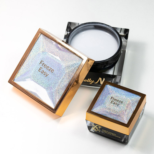 Samopoziomujący mleczny żel budujący self-leveling builder gel LED/UV Freeze Easy Molly Nails by Ewelina Staszak HEMA Free 15g