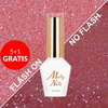 5+1gratis Lakier hybrydowy Molly Nails Duo Flashing Lights Everlasting HEMA/Di-HEMA Free 8g Nr 608